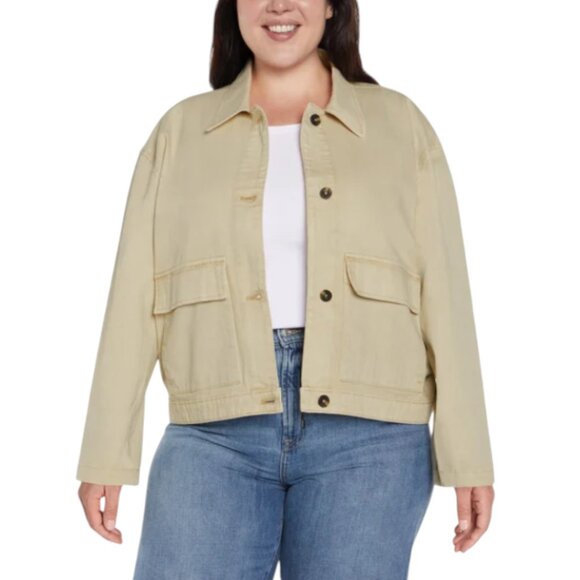 NEW Gap Women's Relaxed Fit Jacket | Cream - Picture 3 of 6